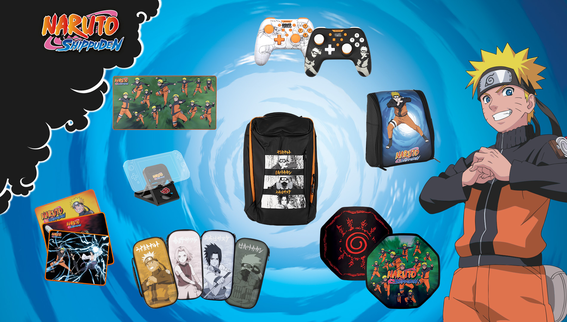 Pack accessoires Gaming Naruto