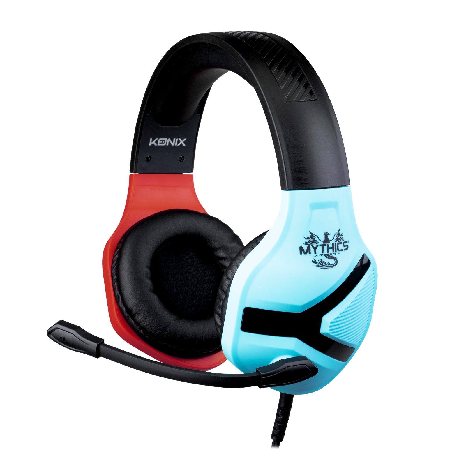 Nemesis Gaming Headset Red And Blue Konix