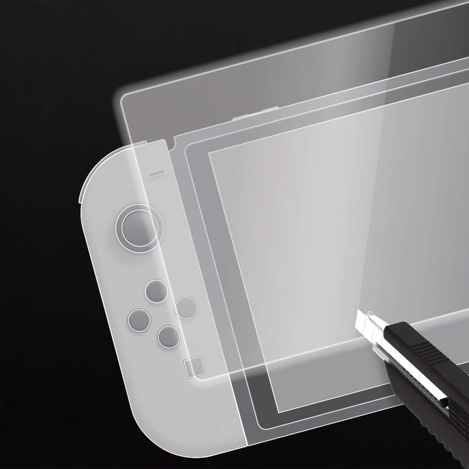 Verre Trempé Force Glass Nintendo Switch Dureté 9H, Garantie à Vie -  Transparent - Français