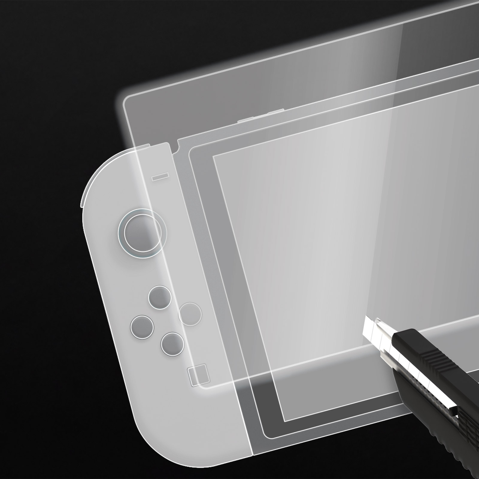 Protection écran en verre trempé pour Switch Lite - KONIX - 61881109019 