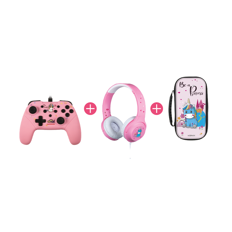 Konix PSG Pack d'accessoires gaming Starter Kit Nintendo Switch, Switch  Lite et Switch OLED - Housse - Verre trempé - Boîtier jeux - Écouteurs :  : Jeux vidéo