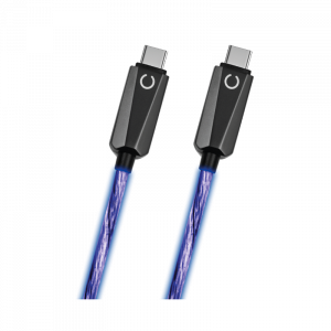 Câble LED bleu (USB 2.0 C vers USB C 1,2m)